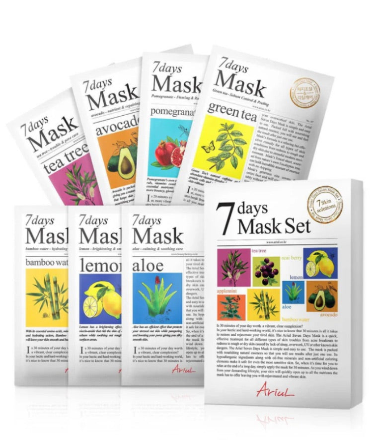 Ariul | 7 days Mask Variety Pack