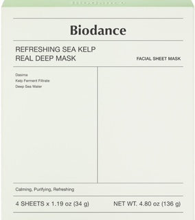 Biodance | Refreshing Sea Kelp Real Deep Mask 4kpl